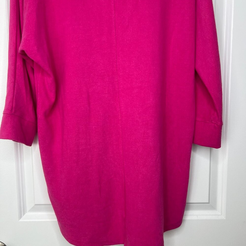 Sonoma Life + Style Tunic Women's Sz Medium PINK 3/4 Sleeve SOFT - Picture 7 of 10